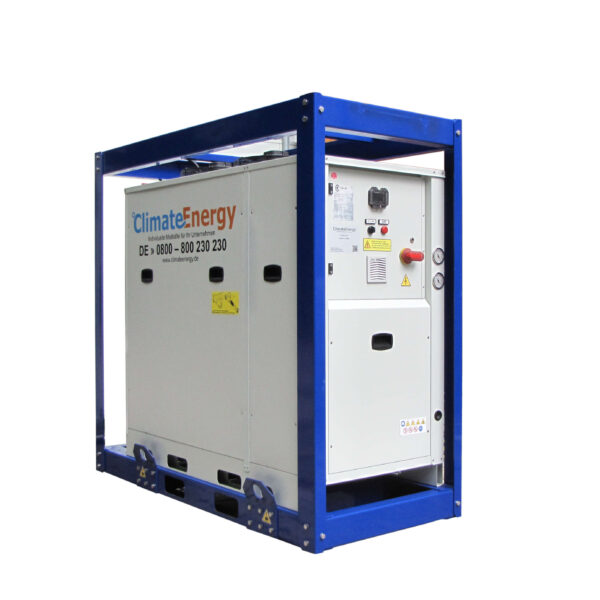 18,2 kW Kaltwassersatz CE-KW-20 von Climate Energy mit Scrollverdichter und zwei drehzahlgeregelten Axial-Ventilatoren &ndash; kompakte L&ouml;sung f&uuml;r Industrie, Geb&auml;udeklimatisierung und Prozessk&uuml;hlung